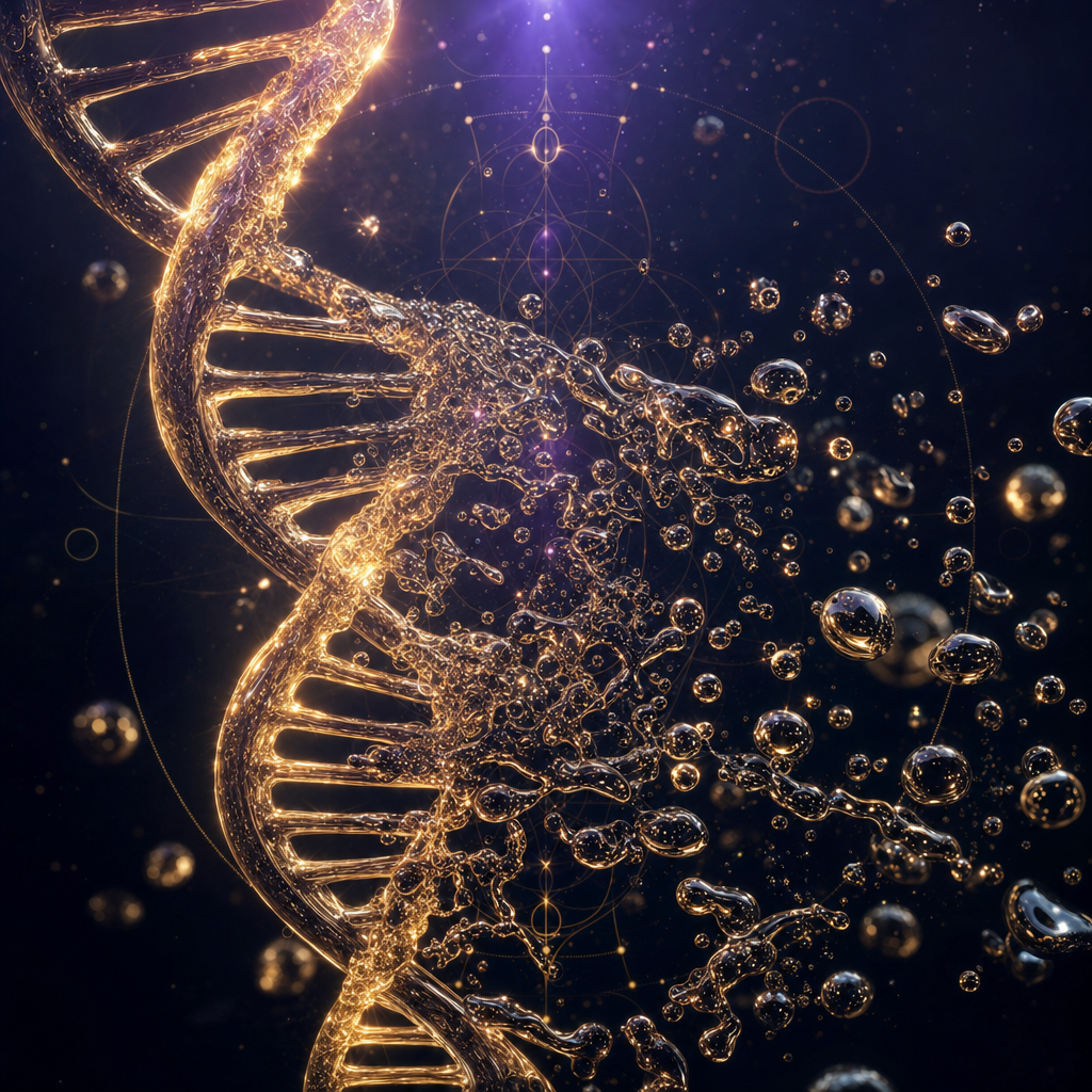Genetic recode visual — representing the deep programming work of inner transformation